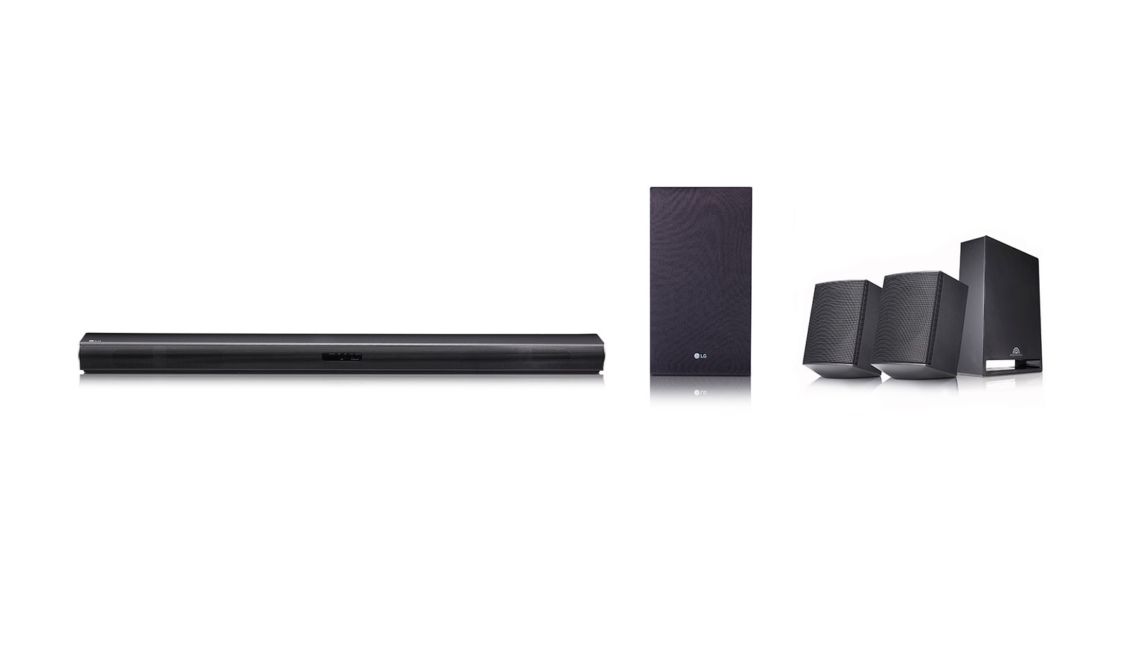 Vorderansicht von Soundbar mit 420 Watt und 4.1-Kanal-Tonsystem SJ4R