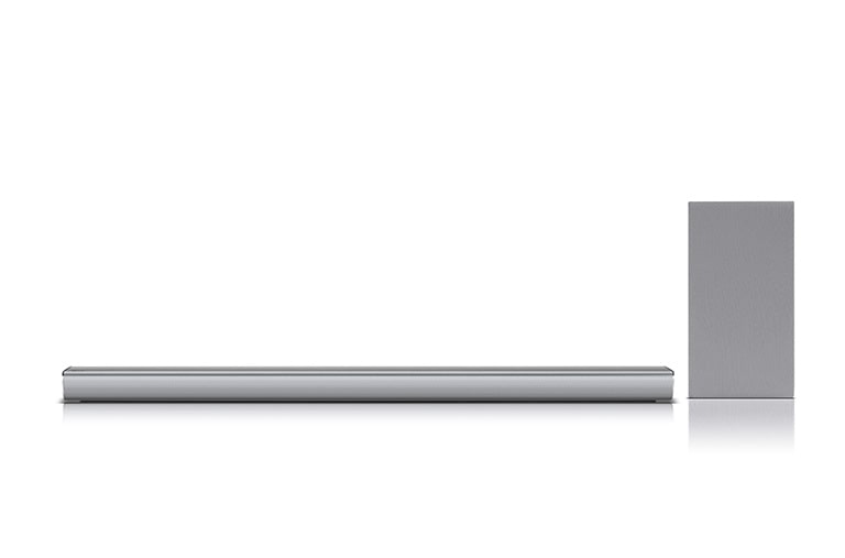 Vorderansicht von Soundbar mit 320 Watt und 2.1-Kanal-Tonsystem SJ5