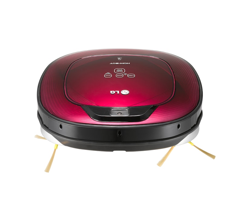 LG Quadratischer Roboterstaubsauger mit 2 integrierten Kameras, Antistoßkontrolle und 7 Reinigungsprogrammen, VR62601LV