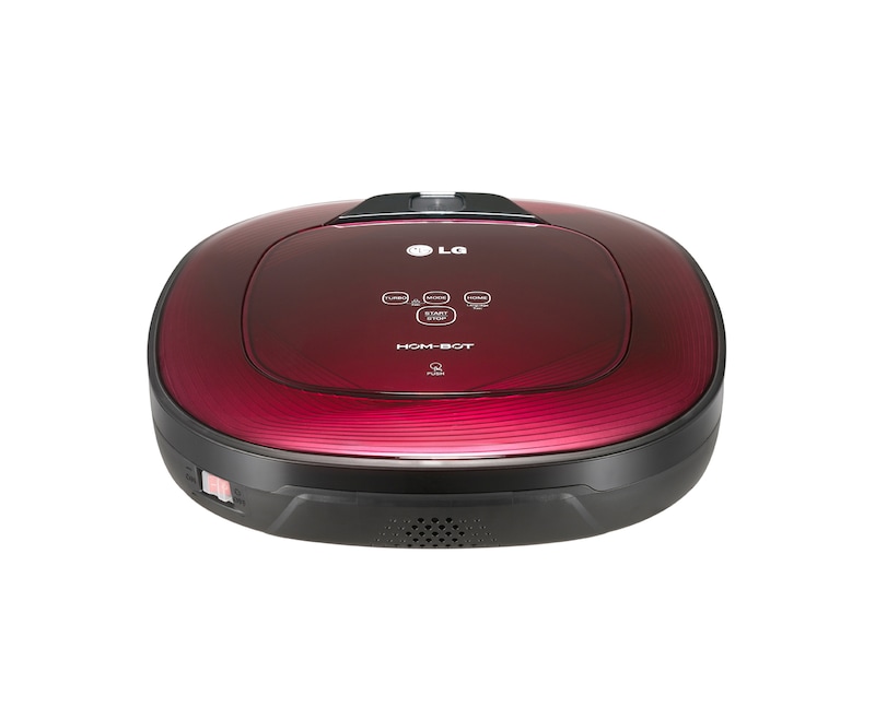 LG Quadratischer Roboterstaubsauger mit 2 integrierten Kameras, Antistoßkontrolle und 7 Reinigungsprogrammen, VR62601LV