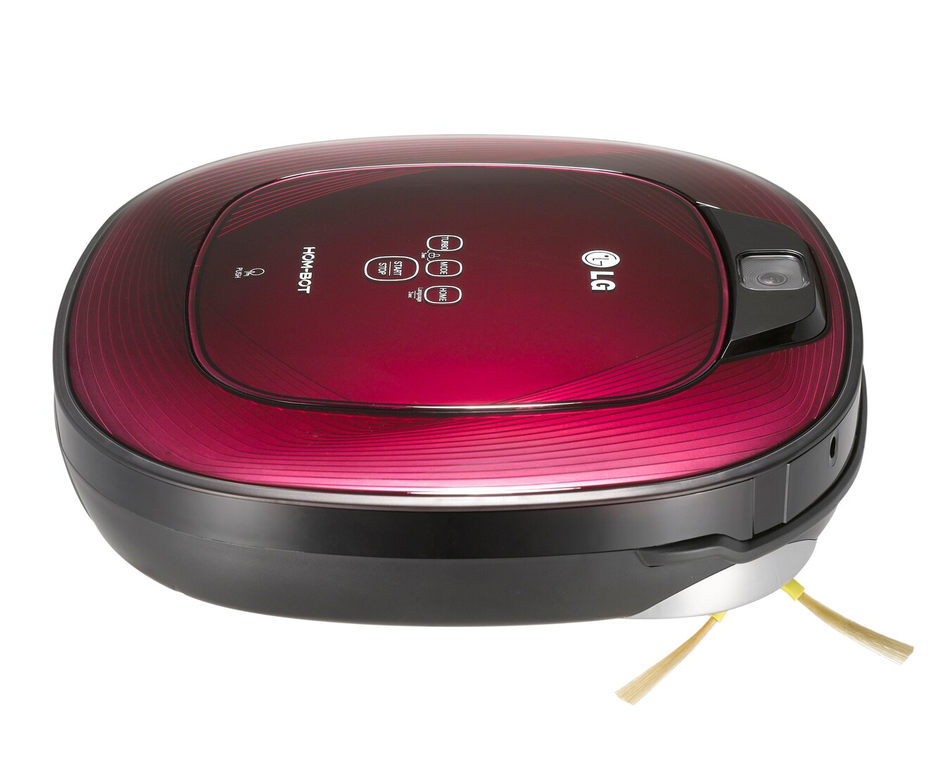 LG Quadratischer Roboterstaubsauger mit 2 integrierten Kameras, Antistoßkontrolle und 7 Reinigungsprogrammen, VR62601LV
