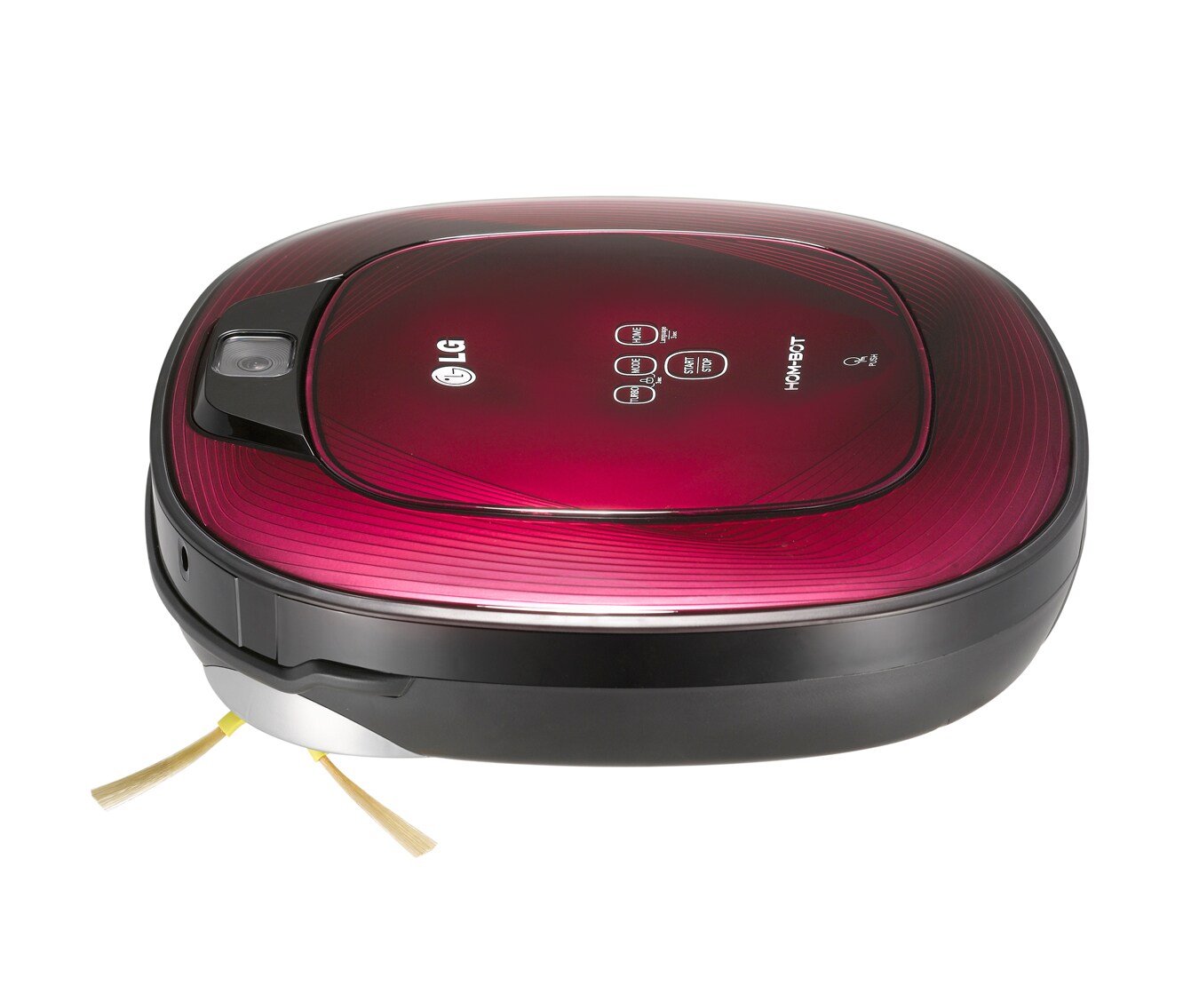 LG Quadratischer Roboterstaubsauger mit 2 integrierten Kameras, Antistoßkontrolle und 7 Reinigungsprogrammen, VR62601LV