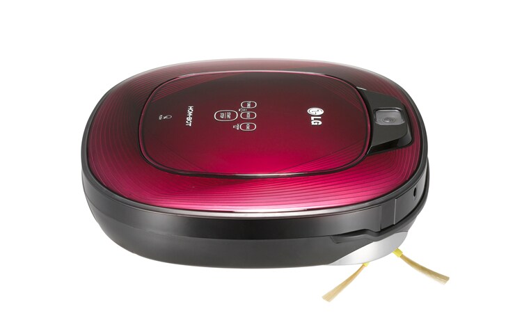 LG Quadratischer Roboterstaubsauger mit 2 integrierten Kameras, Antistoßkontrolle und 7 Reinigungsprogrammen, VR62601LV