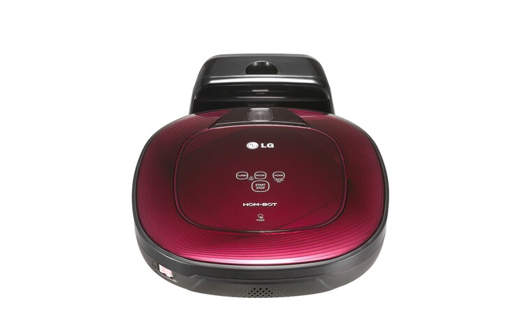 LG Quadratischer Roboterstaubsauger mit 2 integrierten Kameras, Antistoßkontrolle und 7 Reinigungsprogrammen, VR62601LV