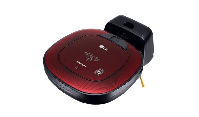 LG HomBot Square mit Dual-Kamera-System für eine intelligente und komfortable Reinigung, VR64701LVMP