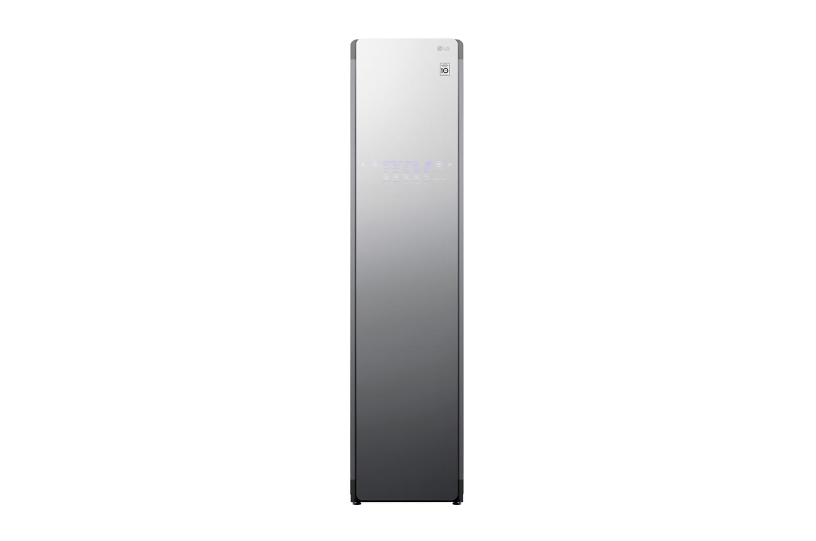 Vorderansicht von LG Styler Dampfschrank (5,2 kg, 185 cm hoch) mit Spiegelfront | S3MFC S3MFC