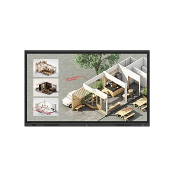 Vorderansicht von LG CreateBoard Standard 65TR3DQ-B