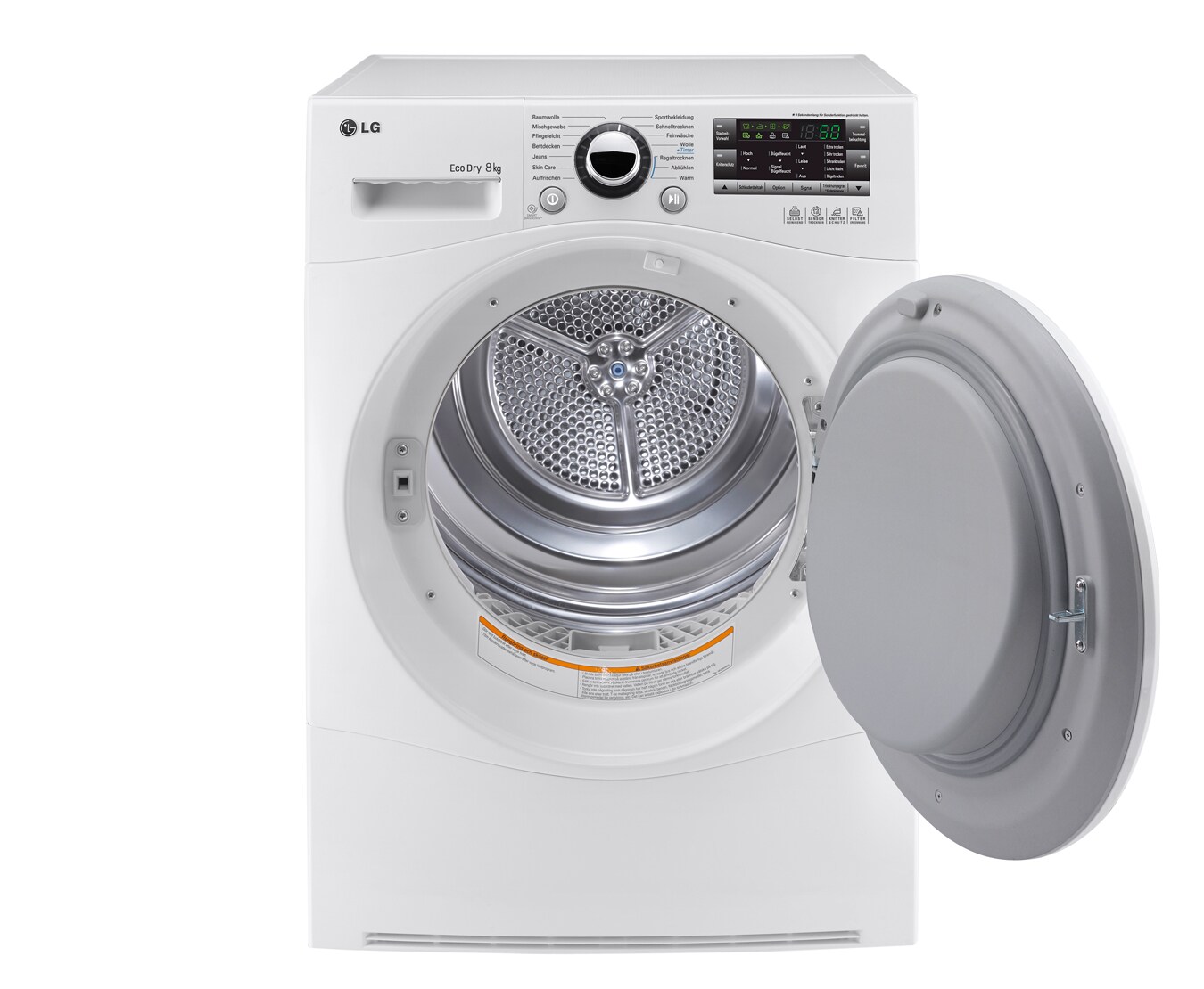 LG 8(7) kg Wäschetrockner mit Wärmepumpen-Technologie, RC8055AH1Z
