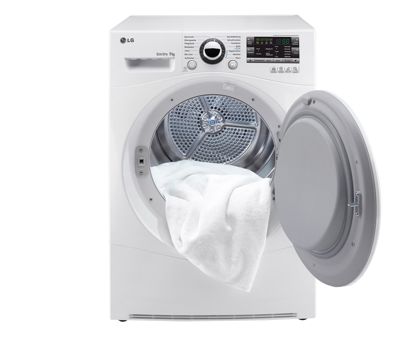 LG 8(7) kg Wäschetrockner mit Wärmepumpen-Technologie, RC8055AH1Z