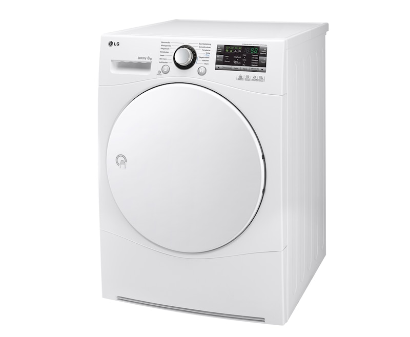 LG 8(7) kg Wäschetrockner mit Wärmepumpen-Technologie, RC8055AH1Z