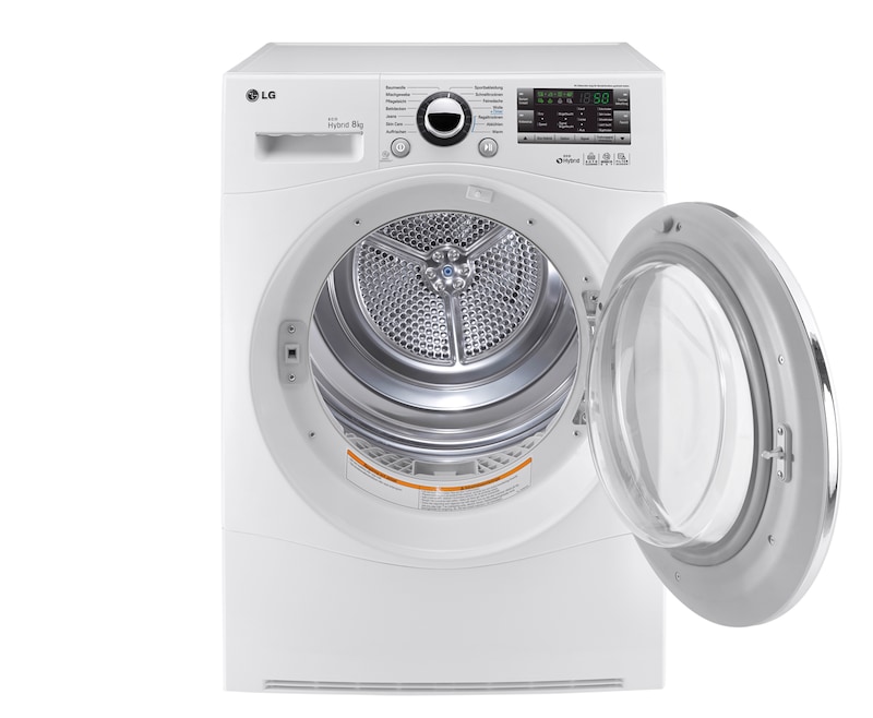 LG 9 (8,7) kg ECO Hybrid-Trockner mit Wärmepumpen-Technologie, RC8055APZ