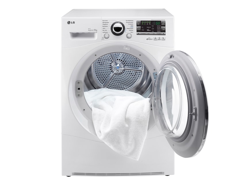 LG 9 (8,7) kg ECO Hybrid-Trockner mit Wärmepumpen-Technologie, RC8055APZ