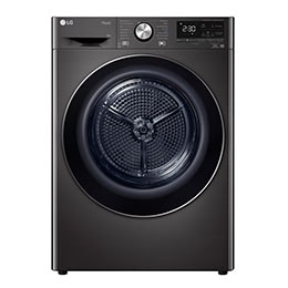 Trockner mit Dual Inverter Wärmepumpentechnologie | Automatisch selbstreinigender Kondensator | 8 kg Fassungsvermögen | Wi-Fi-Funktion | Schwarz I Energieeffizienzklasse A+++