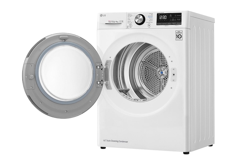 LG Trockner | 8 kg | Dual Inverter Wärmepumpentechnologie | autoreinigender Kondensator  | LG RT8DIH1Q, RT8DIH1Q