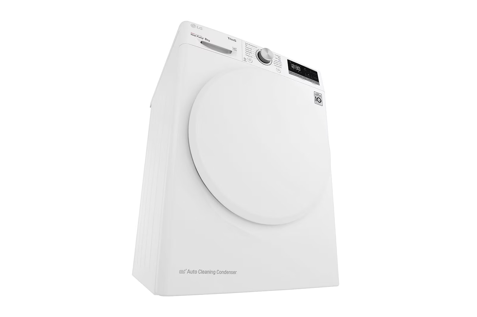 LG Trockner mit Dual Inverter Wärmepumpentechnologie | Automatisch selbstreinigender Kondensator | 8 kg Fassungsvermögen | Wi-Fi-Funktion | Energieeffizienzklasse A+++, V3R08T