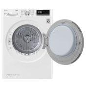 LG Trockner mit Dual Inverter Wärmepumpentechnologie | Automatisch selbstreinigender Kondensator | 8 kg Fassungsvermögen | Wi-Fi-Funktion | Energieeffizienzklasse A+++, V3R08T