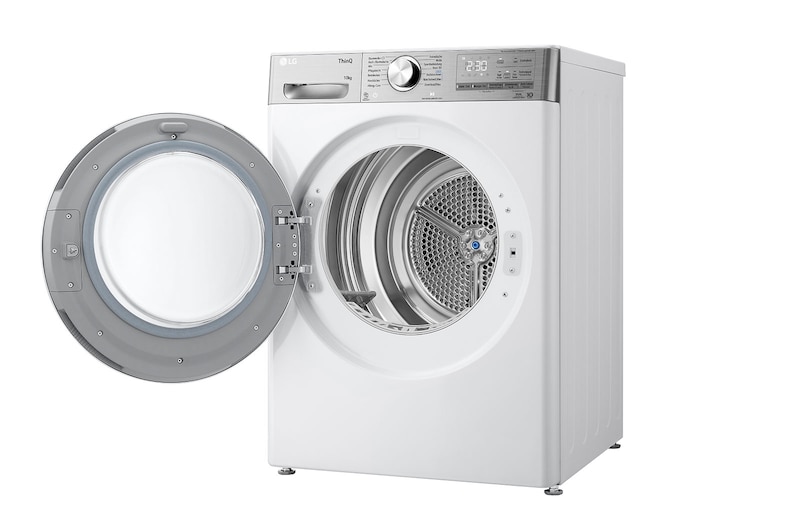 LG Trockner mit Dual Inverter Wärmepumpentechnologie I Automatisch selbstreinigender Kondensator I 10 kg Fassungsvermögen I Smart Pairing Technologie I Energieeffizienz A+++, V9A2XT
