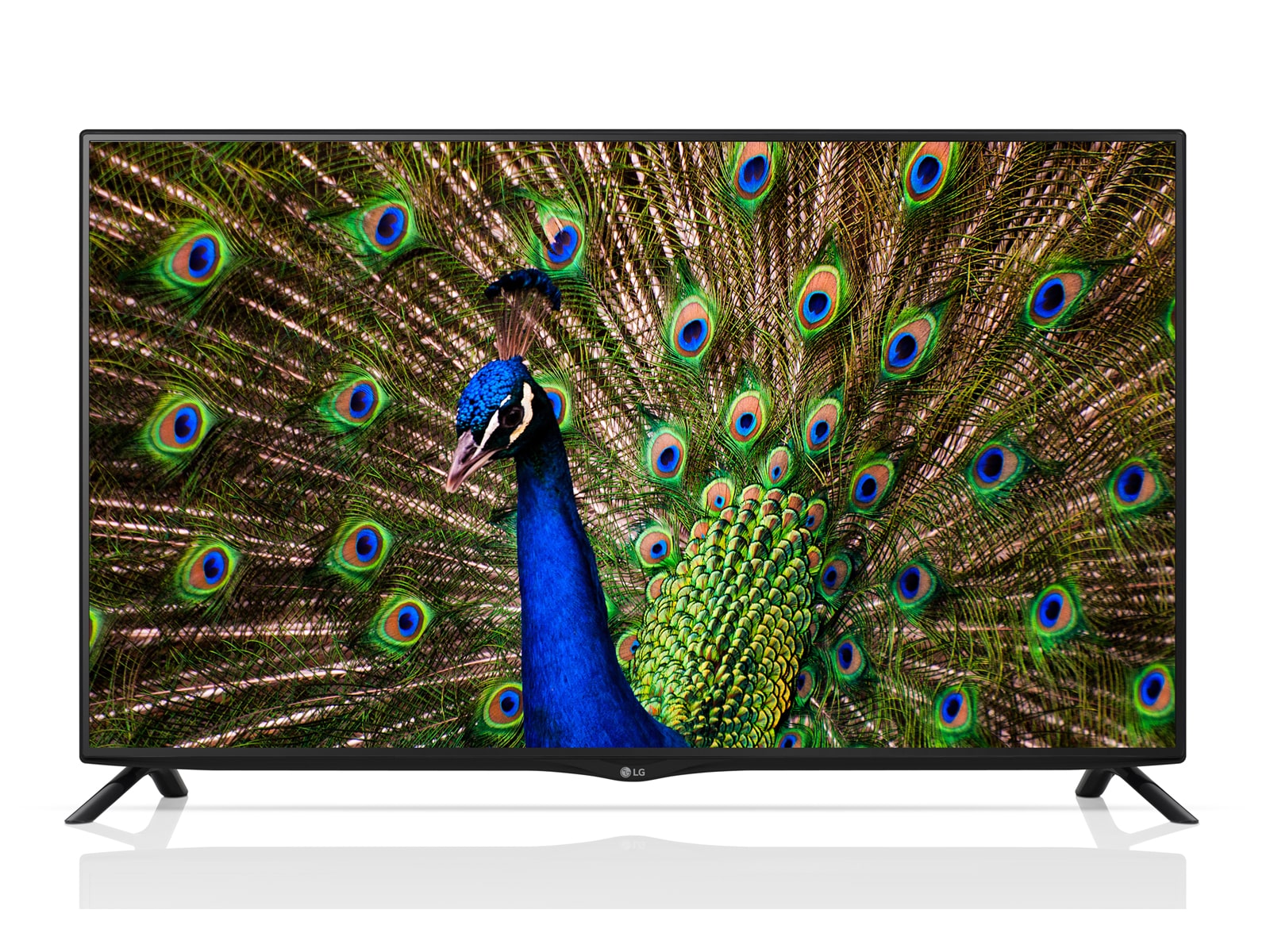 Vorderansicht von ULTRA HD TV von LG mit einer Bildschirmdiagonale von 40&#34;, Metallic Design und Netcast 4.5 40UF695V
