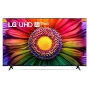 Eine Frontansicht des LG UHD TV