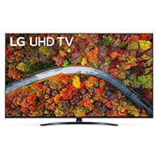 Eine Vorderansicht des LG UHD TV
