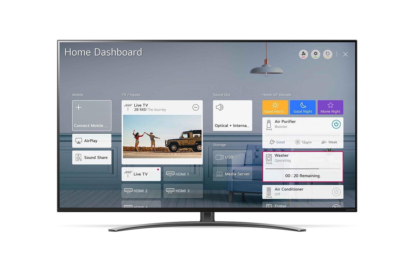 LG 65“ LG NanoCell TV, 65NANO866NA