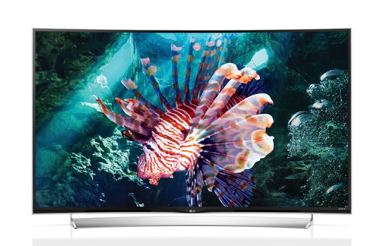 Vorderansicht von ULTRA HD TV UG870V von LG mit einer Bildschirmdiagonale von 65&#39;&#39; 65UG870V