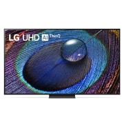 Eine Frontansicht des LG UHD TV