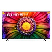 Eine Frontansicht des LG UHD TV