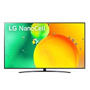 Eine Vorderansicht des LG NanoCell TV