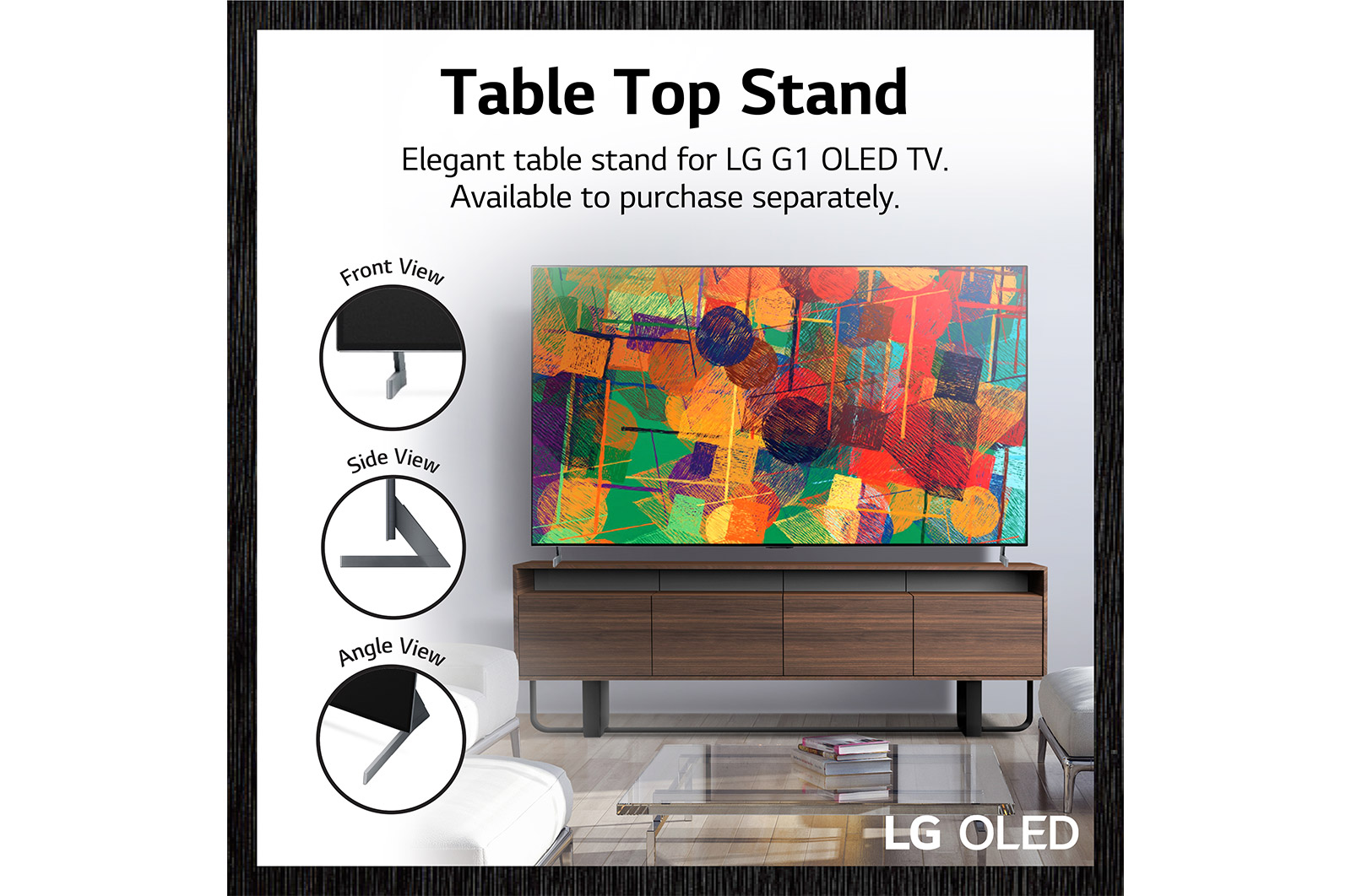 LG 55" G1 OLED TV Standfuss | LG AP-G1DV55, AP-G1DV55