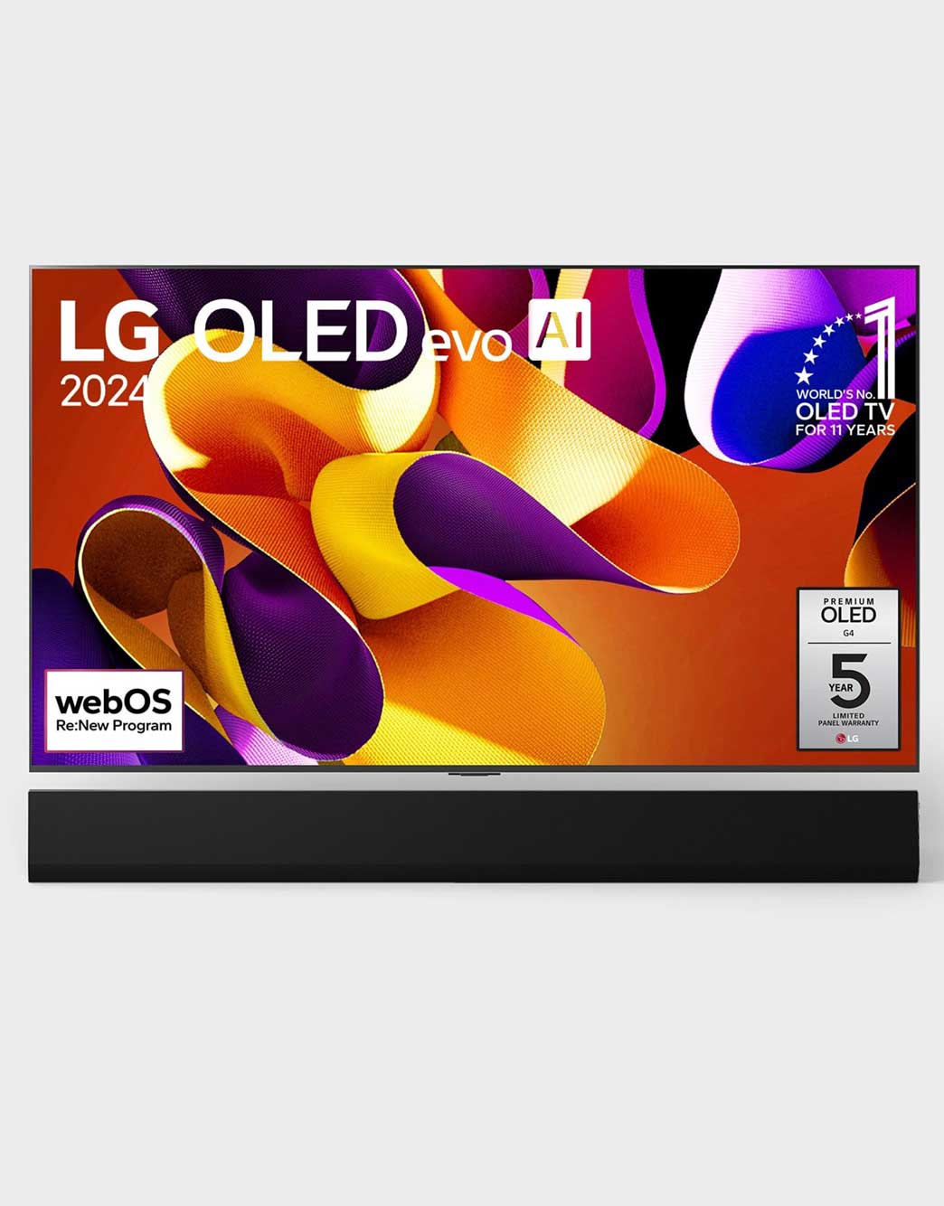 65 Zoll LG OLED evo AI G4 4K Smart TV OLED65G4 - OLED65G48LW | LG AT