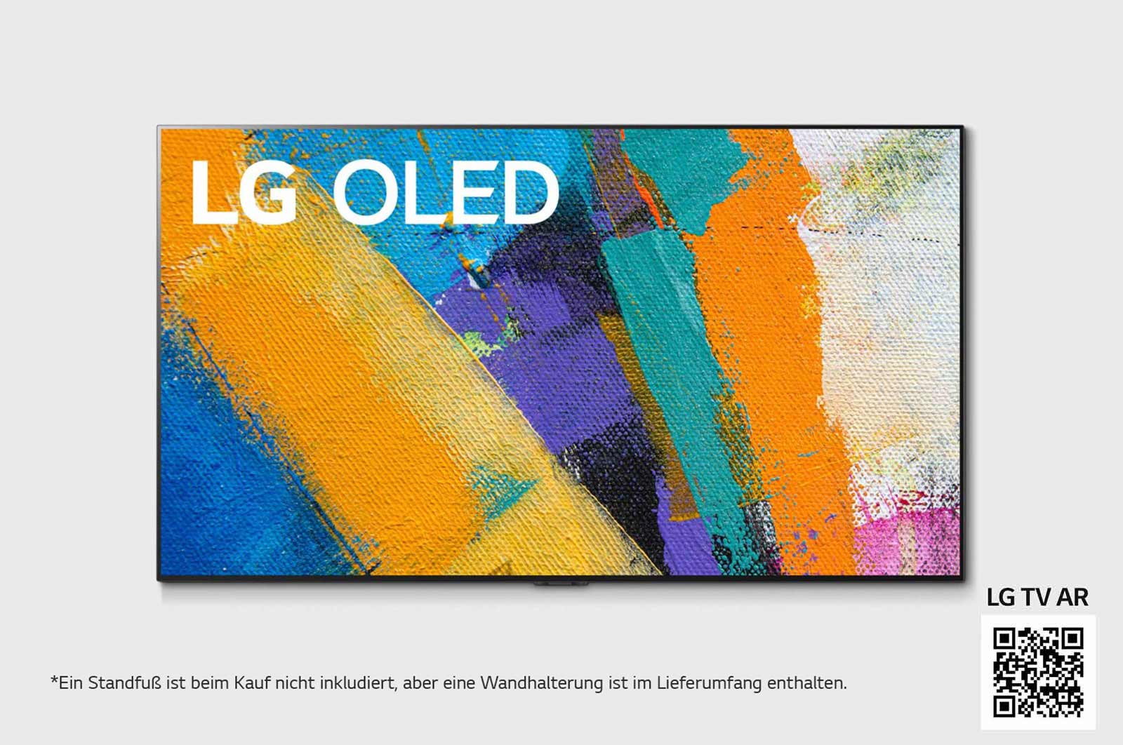 Vorderansicht von 65“ LG OLED TV OLED65GX9LA