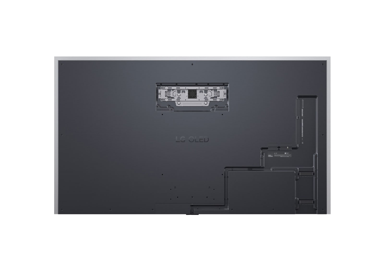 Rückansicht des LG OLED evo AI G5 4K Smart TV.
