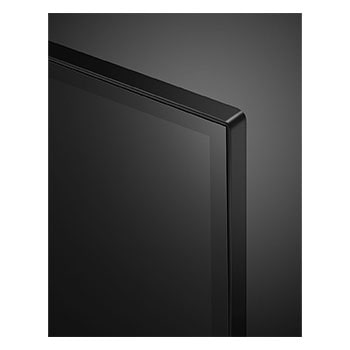 Nahaufnahme der oberen Kante des LG HD TVs LR60