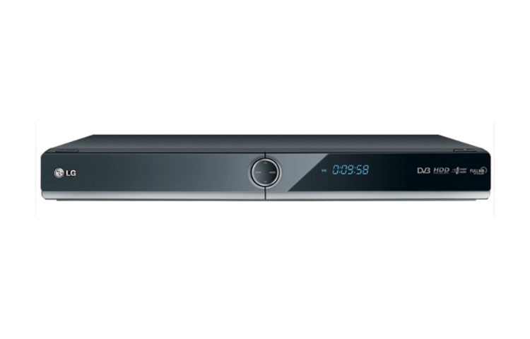 Vorderansicht von DVD Harddisk Rekorder mit 500 GB Festplatte und DVB-T Tuner RHT599H
