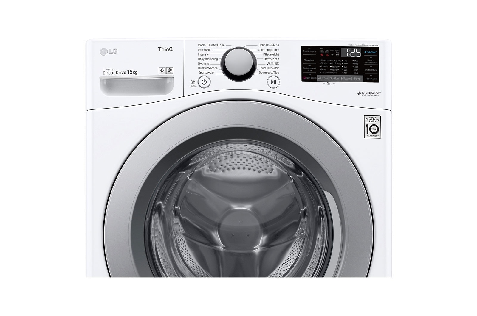 LG Waschmaschine | 15 kg | AI Direct Drive™ | TurboWash 360 | LG F11WM15TS2, F11WM15TS2