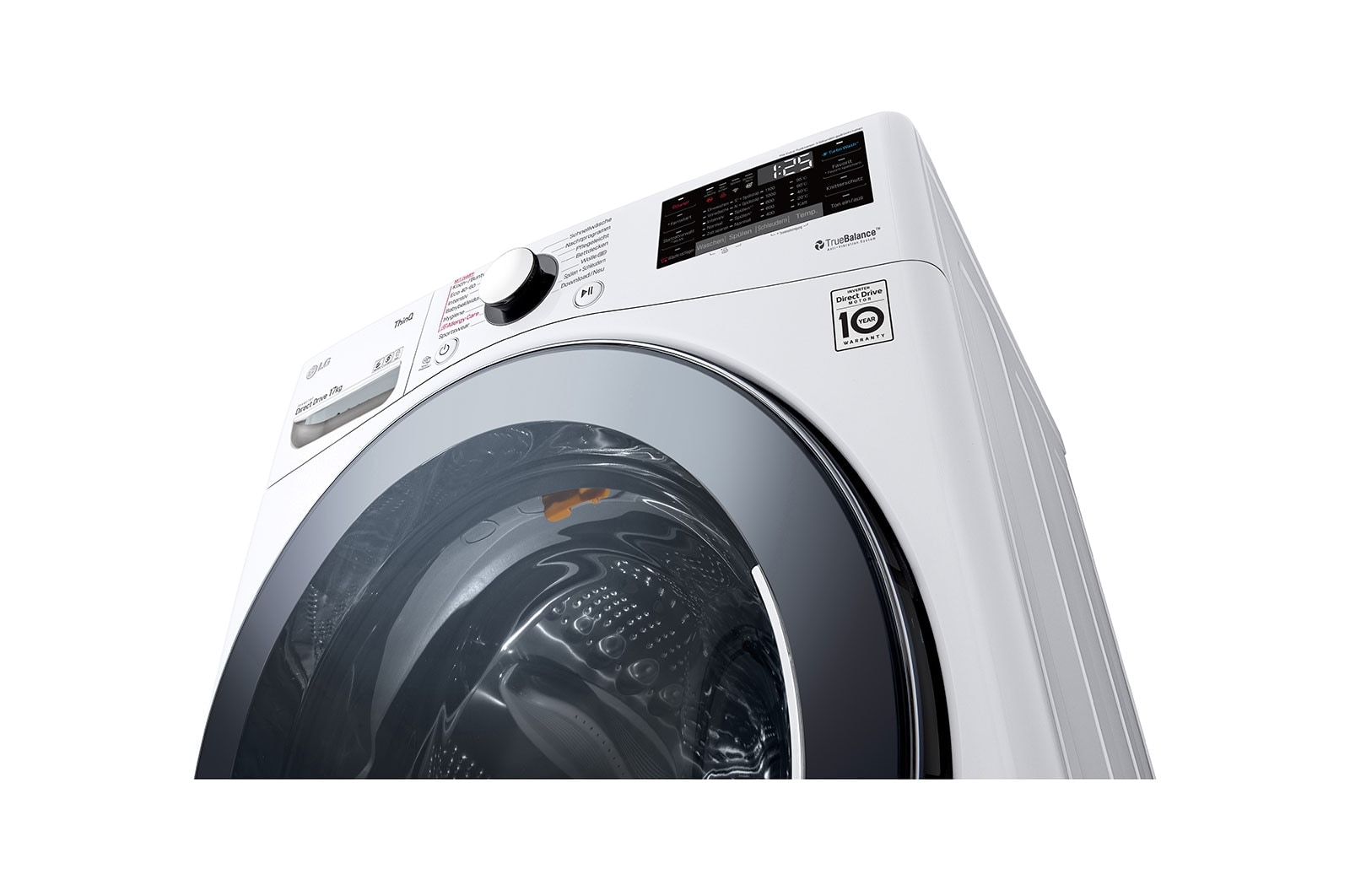 LG Waschmaschine mit 17 kg Kapazität | 1100 U/Min. | TurboWash™ | Steam | Wi-Fi -Funktion | LG F11WM17TS2, F11WM17TS2