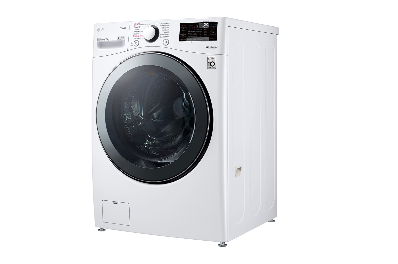 LG Waschmaschine mit 17 kg Kapazität | 1100 U/Min. | TurboWash™ | Steam | Wi-Fi -Funktion | LG F11WM17TS2, F11WM17TS2