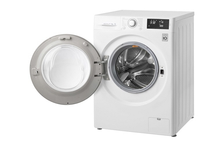 LG Waschtrockner mit 6 Motion Direct Drive™-Technologie. 7 kg Waschen / 4 kg Trocknen bei nur 45 cm Gerätetiefe., F12U2HDM1NH