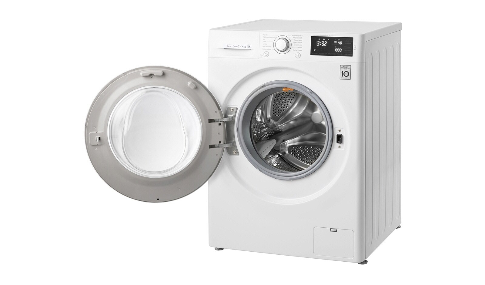 LG Waschtrockner mit 6 Motion Direct Drive™-Technologie. 7 kg Waschen / 4 kg Trocknen bei nur 45 cm Gerätetiefe., F12U2HDM1NH