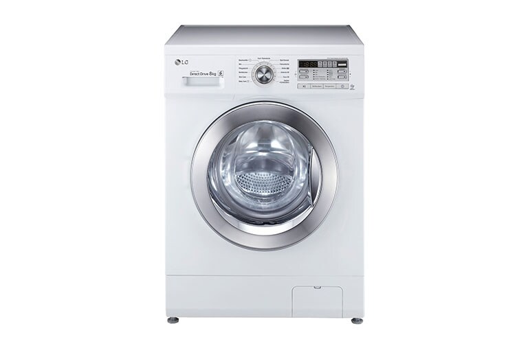 Vorderansicht von Waschmaschine mit 8 kg Fassungsvermögen, Smart Diagnosis™, Aqua Control F1496TDA8H