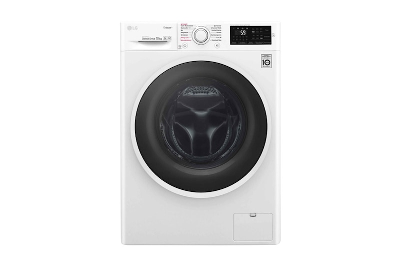 LG Waschmaschine mit Steam-Funktion | 10 KG Fassungsvermögen | Tag On NFC Funktion, F14WM10ES0
