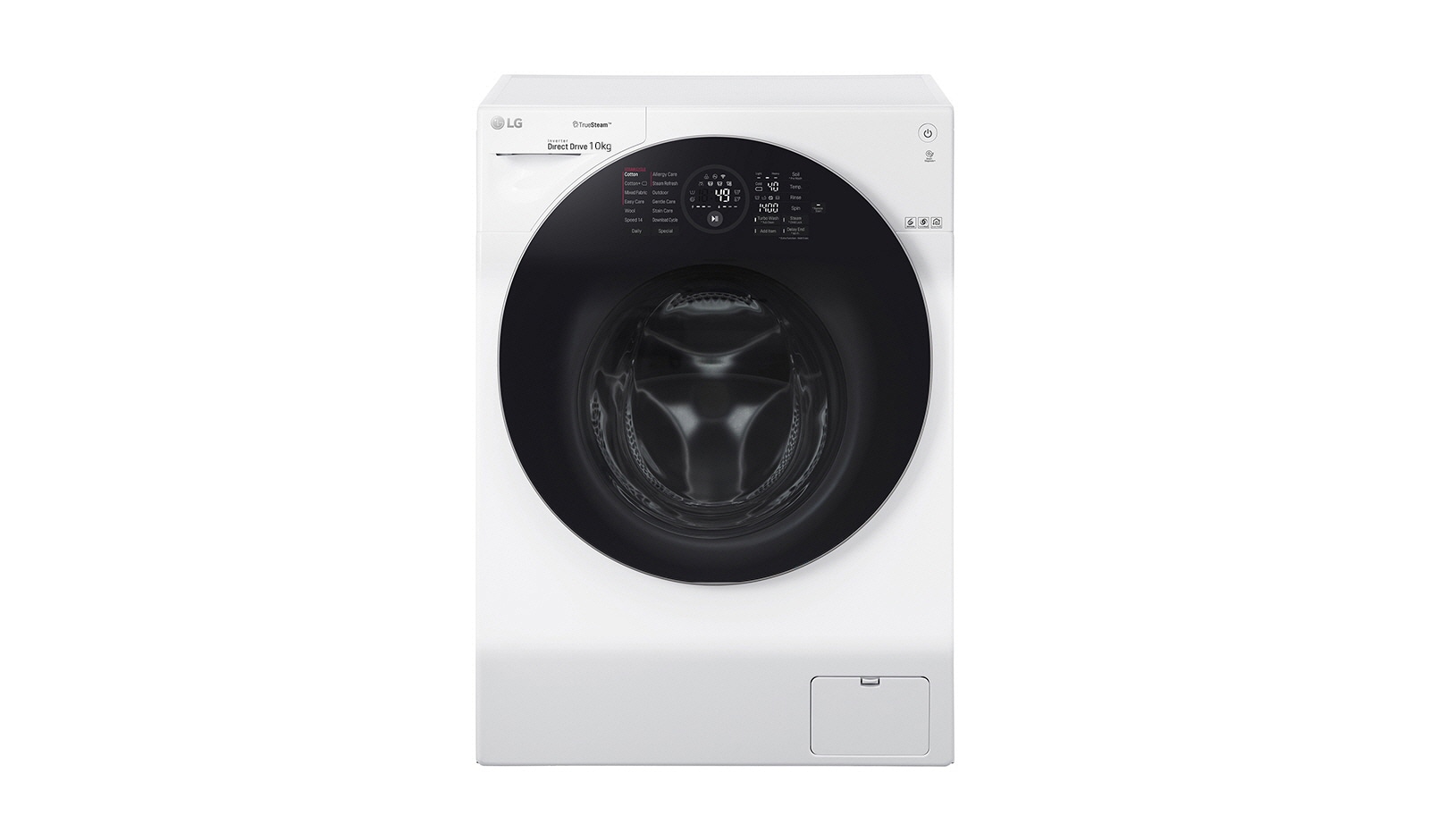 Vorderansicht von Waschmaschine | 10kg | kompatibel mit Mini-Waschmaschine  F14WM10GT