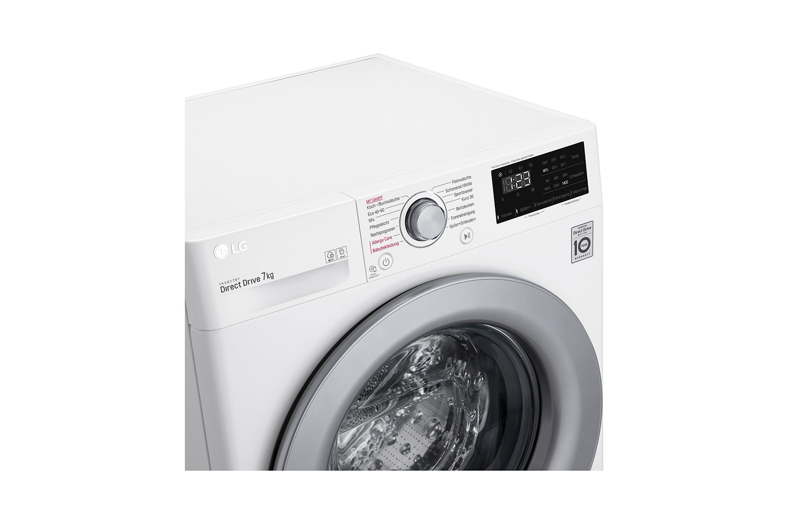 LG Waschmaschine | 7 kg | AI DirectDrive™ | 6 Motion DirectDrive™, F14WM7KS1E