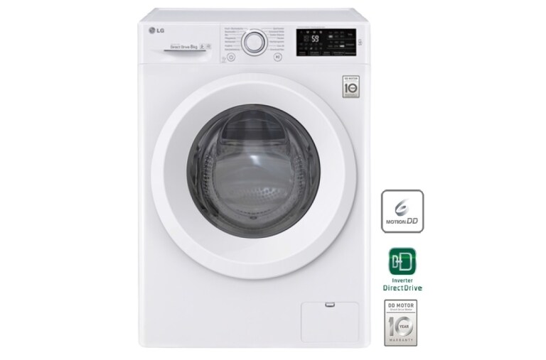 Vorderansicht von  Waschmaschine | 8kg | 6 Motion Direct Drive™ | Inverter Direct Drive™ F14WM8LN0