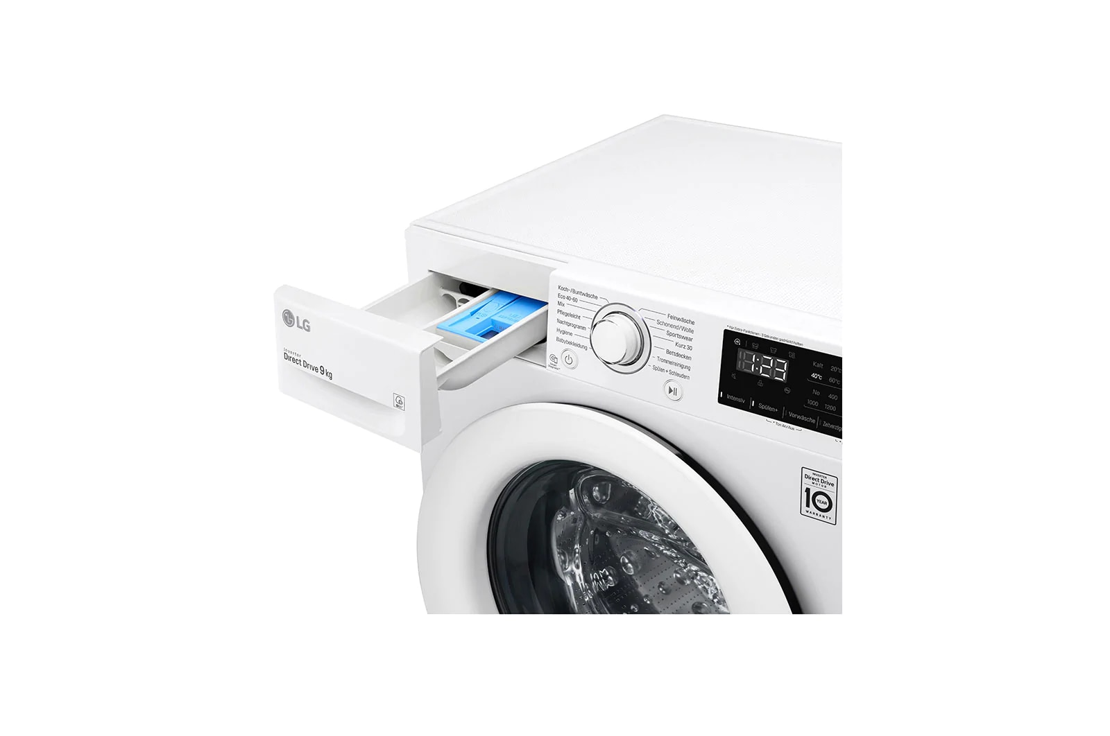 LG Waschmaschine |9 kg | AI DD™ | 6 Motion DirectDrive™, F14WM9EN0E