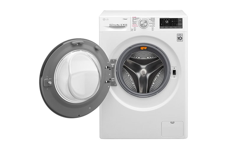 LG Waschmaschine mit 9kg Fassungsvermögen, Dampfprogramm und Smart Diagnosis™, F14WM9TS2