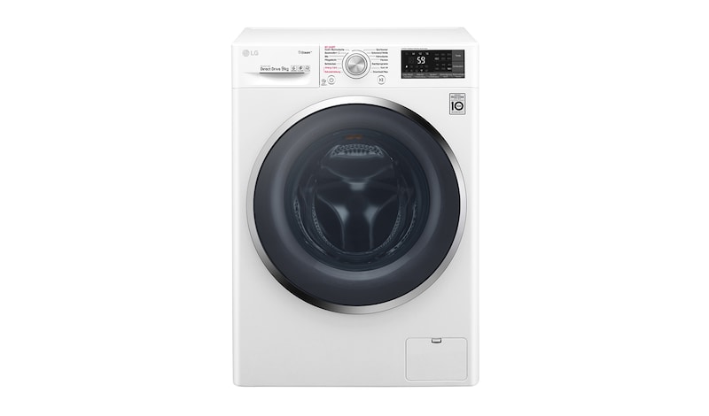 LG Waschmaschine mit 9kg Fassungsvermögen, Dampfprogramm und Smart Diagnosis™, F14WM9TS2