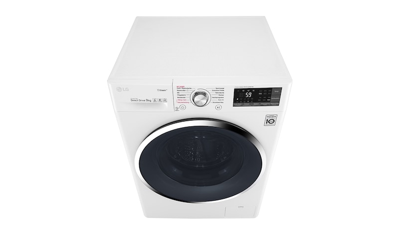 LG Waschmaschine mit 9kg Fassungsvermögen, Dampfprogramm und Smart Diagnosis™, F14WM9TS2