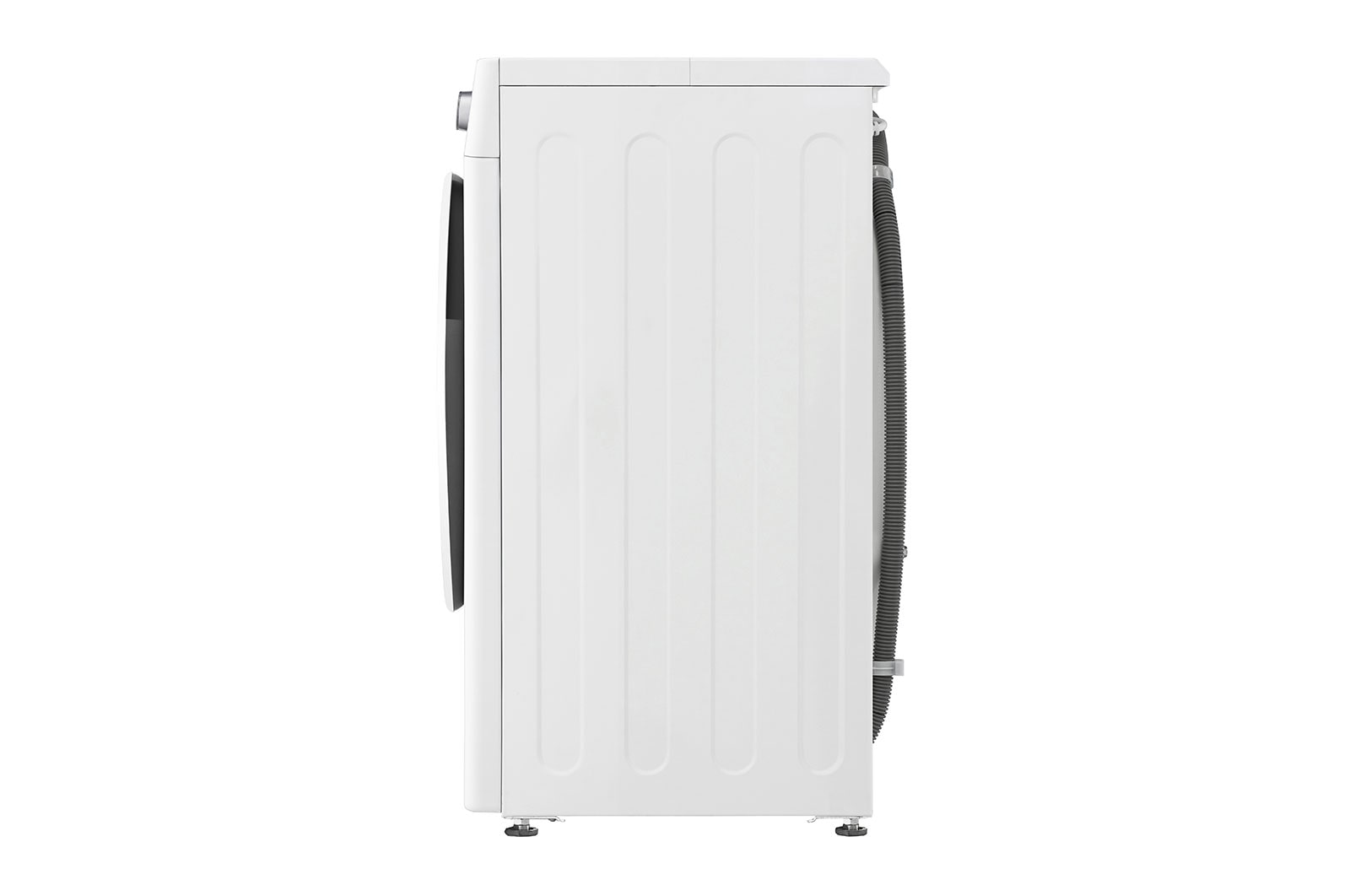 LG Waschmaschine mit 7 kg Kapazität | 1.200 U/Min. | Weiß mit weißem Bullaugenring | SLIM FIT | F2V3SLIM7, F2V3SLIM7